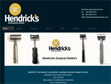 Tablet Screenshot of hendricksinstruments.com